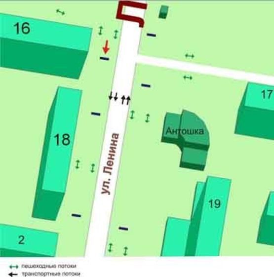 Схема рекламной плоскости по адресу пр.Мира, 16, №017-А