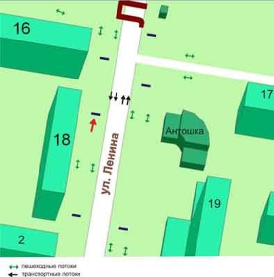 Схема рекламної площини за адресою пр.Мира, 18, РА "БЛИК", №022-В