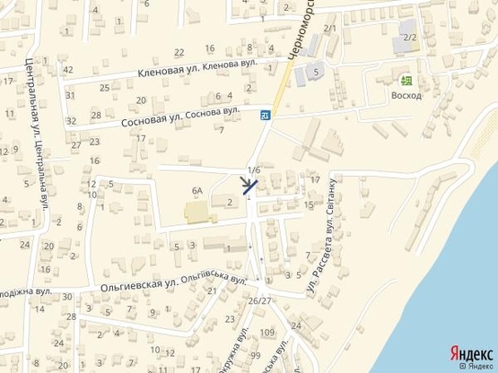 Схема рекламної площини за адресою 2А. Одесский бульвар