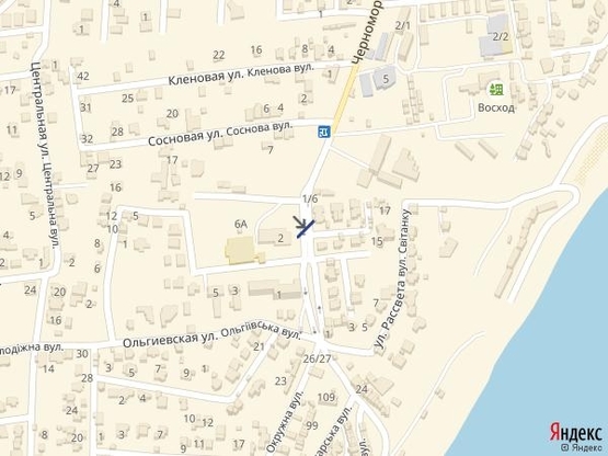 Схема рекламної площини за адресою 3А. Одесский бульвар