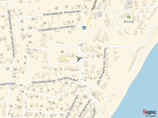 Схема рекламної площини за адресою 5А. Одесский бульвар