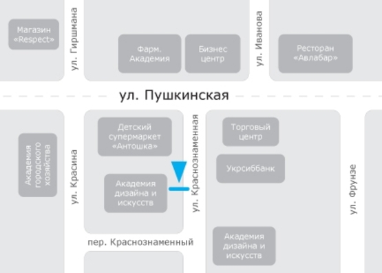 Схема рекламной плоскости по адресу Краснознаменная ул.,6 Схема рекламной плоскости по адресу Краснознаменная ул.,6