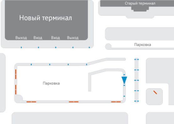 Схема рекламной плоскости по адресу Аэропорт Харьков (парковка перед въездом в терминал) Схема рекламной плоскости по адресу Аэропорт Харьков (парковка перед въездом в терминал)