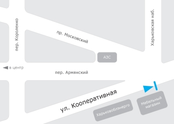 Схема рекламной плоскости по адресу ул. Кооперативная, 28 Схема рекламной плоскости по адресу ул. Кооперативная, 28