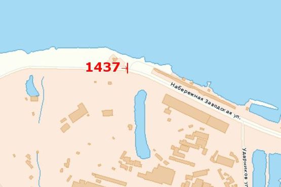Схема рекламної площини за адресою Набережна Заводська вул., 56 Схема рекламної площини за адресою Набережна Заводська вул., 56