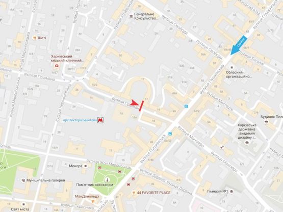 Схема рекламной плоскости по адресу Гиршмана ул.,17 Схема рекламной плоскости по адресу Гиршмана ул.,17