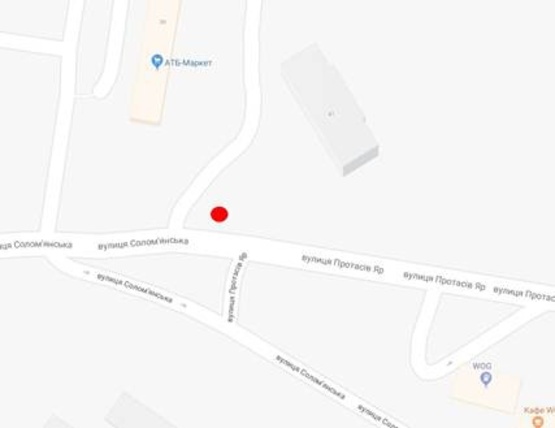 Схема рекламної площини за адресою Соломенская, 41/Протасов Яр (в сторону Соломенской пл.) Схема рекламної площини за адресою Соломенская, 41/Протасов Яр (в сторону Соломенской пл.)