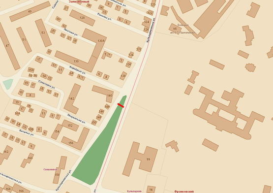 Схема рекламної площини за адресою Кульпарківська, поворот до "Русалки Дністрової" Схема рекламної площини за адресою Кульпарківська, поворот до "Русалки Дністрової"