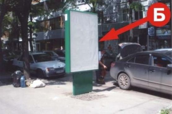 Схема рекламної площини за адресою ул. Гиршмана + ул. Пушкинская Схема рекламної площини за адресою ул. Гиршмана + ул. Пушкинская