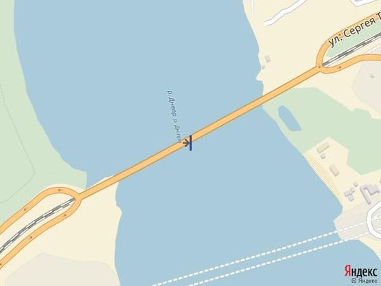 Схема рекламной плоскости по адресу мост 1, с острова в центр города Схема рекламной плоскости по адресу мост 1, с острова в центр города