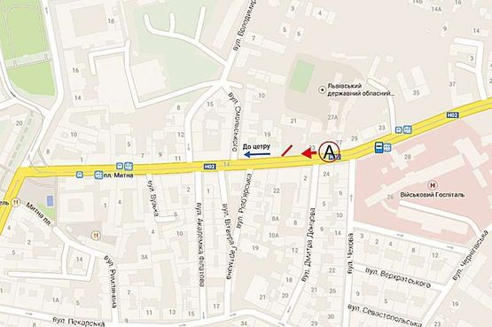 Схема рекламної площини за адресою Личаківська, 21 ( центр, до ТЦ Роксолана) Схема рекламної площини за адресою Личаківська, 21 ( центр, до ТЦ Роксолана)