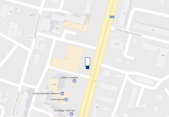 Схема рекламной плоскости по адресу пр. Свободы (60 лет Октября), район д.№10, у квт. 101 Схема рекламной плоскости по адресу пр. Свободы (60 лет Октября), район д.№10, у квт. 101