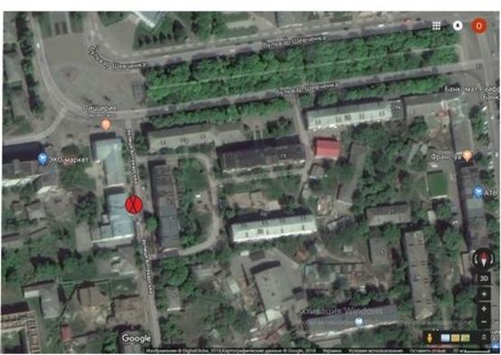 Схема рекламной плоскости по адресу Аптекарская,2