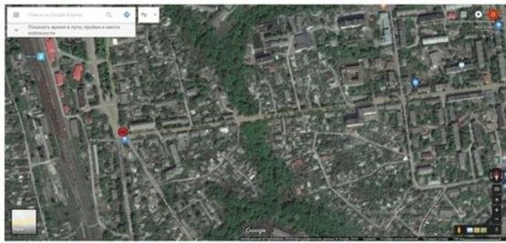 Схема рекламной плоскости по адресу Горького, 188