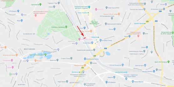 Схема рекламной плоскости по адресу Малевича Казимира ул. 86-Б Схема рекламной плоскости по адресу Малевича Казимира ул. 86-Б