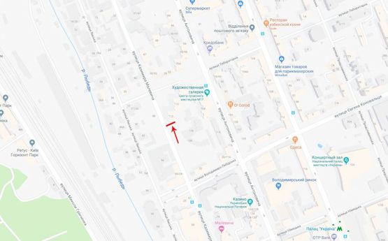 Схема рекламної площини за адресою Малевича Казимира ул./ул. Антоновича, 112 Схема рекламної площини за адресою Малевича Казимира ул./ул. Антоновича, 112