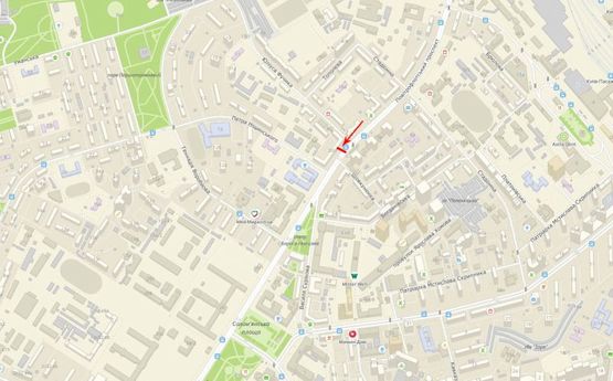 Схема рекламной плоскости по адресу Воздухофлотский пр-т 19/1 Схема рекламной плоскости по адресу Воздухофлотский пр-т 19/1