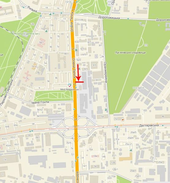 Схема рекламной плоскости по адресу Телиги Е, ул. 3 напротив Схема рекламной плоскости по адресу Телиги Е, ул. 3 напротив