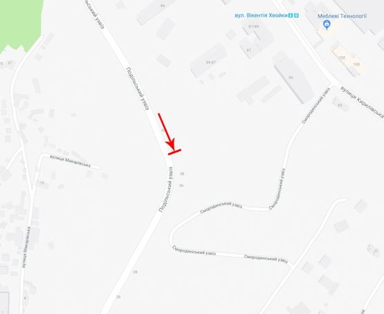 Схема рекламної площини за адресою Подольский спуск