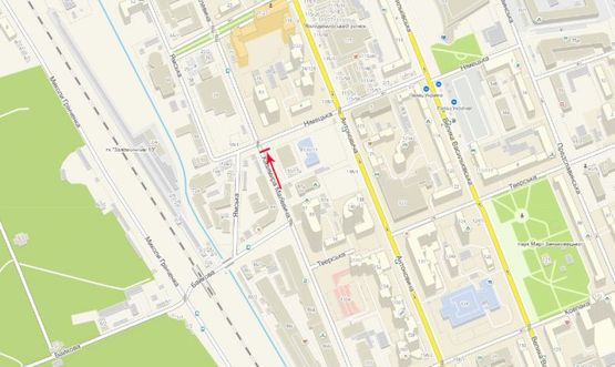 Схема рекламної площини за адресою Малевича Казимира ул./ул. Немецкая