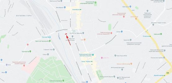 Схема рекламной плоскости по адресу Малевича Казимира ул, 17 Схема рекламной плоскости по адресу Малевича Казимира ул, 17