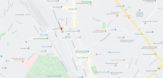 Схема рекламной плоскости по адресу Малевича Казимира ул, 17