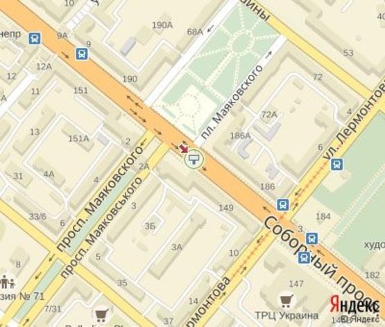 Схема рекламної площини за адресою Соборный пр.,149 ЦЕНТРАЛЬНАЯ ЗОНА. ( "Ренесанс Кредит", "Ощадбанк") Схема рекламної площини за адресою Соборный пр.,149 ЦЕНТРАЛЬНАЯ ЗОНА. ( "Ренесанс Кредит", "Ощадбанк")