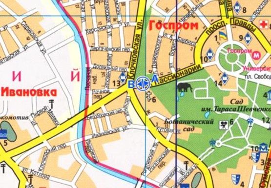 Схема рекламной плоскости по адресу Клочковский спуск - Клочковская ул. Схема рекламной плоскости по адресу Клочковский спуск - Клочковская ул.