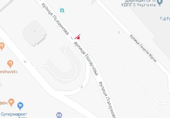 Схема рекламної площини за адресою Ползунова ул. (BackLit)