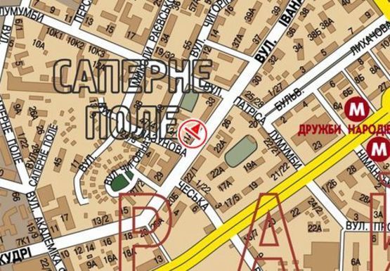 Схема рекламної площини за адресою Кудри Ивана ул., 31 (BackLit)