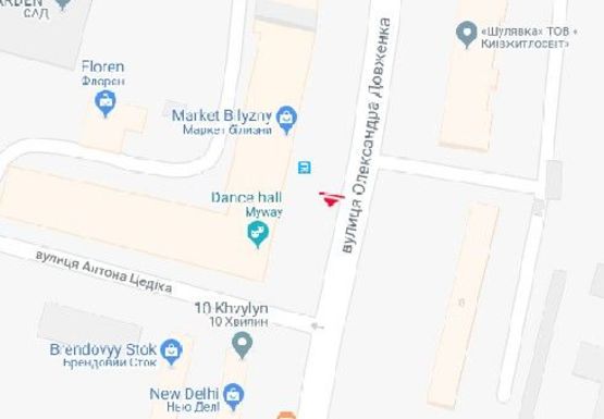 Схема рекламної площини за адресою Довженка ул., 3 (в сторону Телиги ул.) (BackLit) Схема рекламної площини за адресою Довженка ул., 3 (в сторону Телиги ул.) (BackLit)