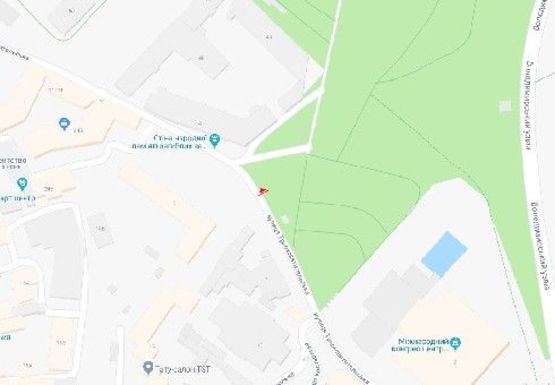 Схема рекламной плоскости по адресу Трехсвятительская ,ул. 4