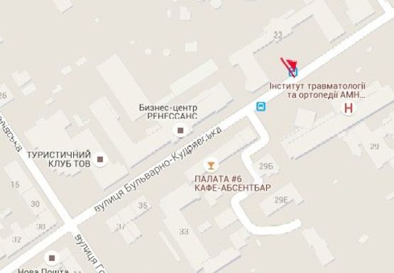 Схема рекламної площини за адресою Бульварно-Кудрявская ул., 22 (бывшая Воровского ул.) Схема рекламної площини за адресою Бульварно-Кудрявская ул., 22 (бывшая Воровского ул.)