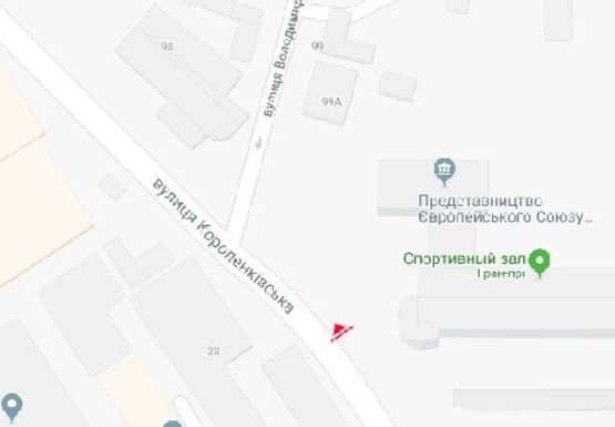 Схема рекламной плоскости по адресу Короленковская ул., 101 Схема рекламной плоскости по адресу Короленковская ул., 101