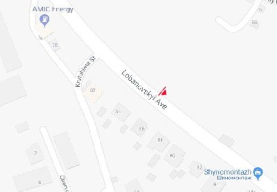 Схема рекламної площини за адресою Лобановского пр. (Краснозвездный пр.), 86 (напротив)