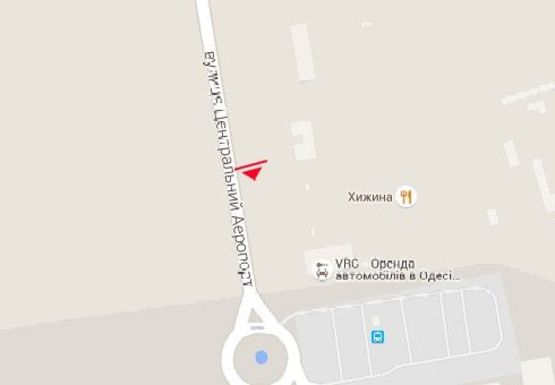 Схема рекламної площини за адресою Центральний аеропорт ул. (№50)