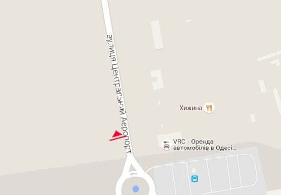 Схема рекламной плоскости по адресу Центральный аэропорт ул. (№51)