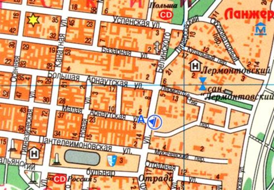 Схема рекламной плоскости по адресу Белинского ул., 11 - М. Арнаутская ул. А3 Схема рекламной плоскости по адресу Белинского ул., 11 - М. Арнаутская ул. А3