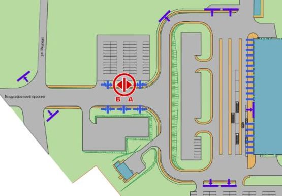 Схема рекламной плоскости по адресу Медовая ул., 2 Аэропорт "Киев" Схема рекламной плоскости по адресу Медовая ул., 2 Аэропорт "Киев"