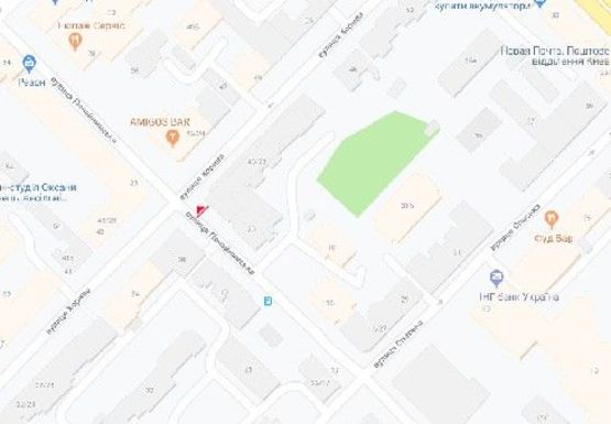 Схема рекламной плоскости по адресу Почайнинская ул., 40\22 Схема рекламной плоскости по адресу Почайнинская ул., 40\22