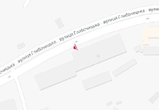 Схема рекламной плоскости по адресу Глубочицкая ул., 52