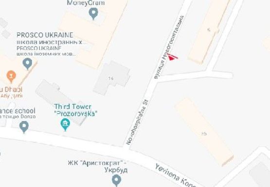 Схема рекламной плоскости по адресу Новогоспитальная ул., 5 Схема рекламной плоскости по адресу Новогоспитальная ул., 5