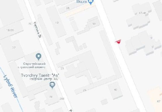 Схема рекламної площини за адресою Боженка ул., 37/41