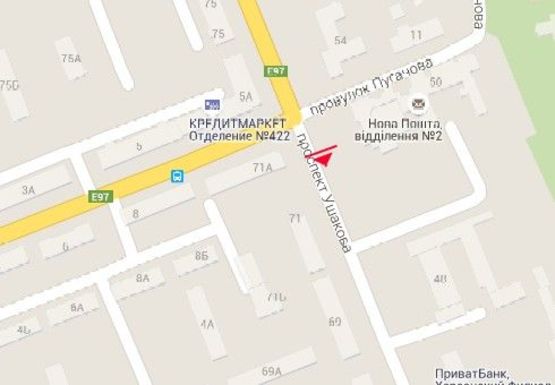 Схема рекламной плоскости по адресу Ушакова пр. - Пугачева ул. Схема рекламной плоскости по адресу Ушакова пр. - Пугачева ул.