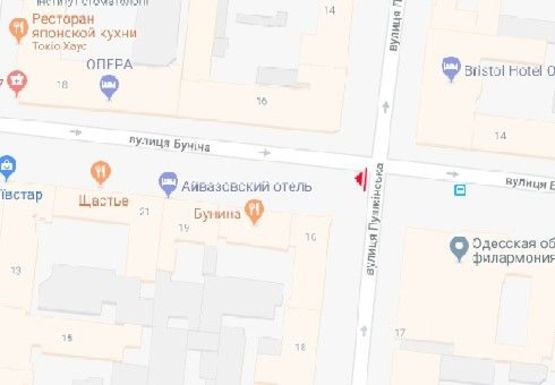 Схема рекламной плоскости по адресу Бунина ул., 17 Схема рекламной плоскости по адресу Бунина ул., 17