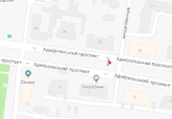 Схема рекламной плоскости по адресу Адмиральский пр., 26 (схема№17) Схема рекламной плоскости по адресу Адмиральский пр., 26 (схема№17)