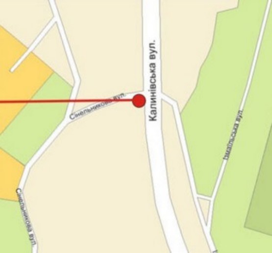 Схема рекламной плоскости по адресу ул.Измайловская-Синельникова на Калин.Рынок Схема рекламной плоскости по адресу ул.Измайловская-Синельникова на Калин.Рынок