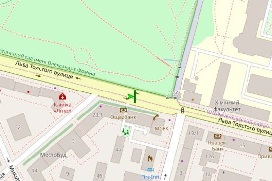 Схема рекламной плоскости по адресу Льва Толстого вул., 21 розподілювач №3 (в направл. пл.Льва Толстого) Схема рекламной плоскости по адресу Льва Толстого вул., 21 розподілювач №3 (в направл. пл.Льва Толстого)