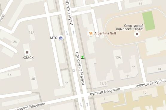 Схема рекламной плоскости по адресу Науки просп. (Леніна просп.), 20 (№1) Схема рекламной плоскости по адресу Науки просп. (Леніна просп.), 20 (№1)