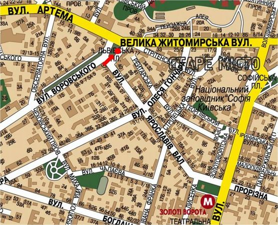 Схема рекламной плоскости по адресу Львовская пл. (территория парка), в сторону Сечевых Стрельцов ул. (бывш. Артема ул.), №2